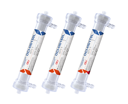 Hémodialyseur à fibres creuses en polyéthersulfone low flux (série PP) Hémodialyseur à fibres creuses en polyéthersulfone low flux (série PP)